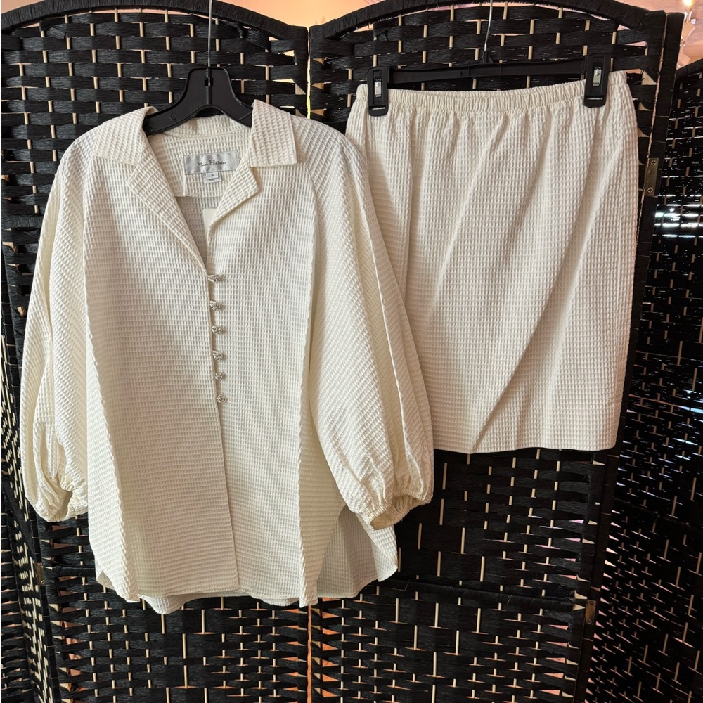 Mark Heister skirt set